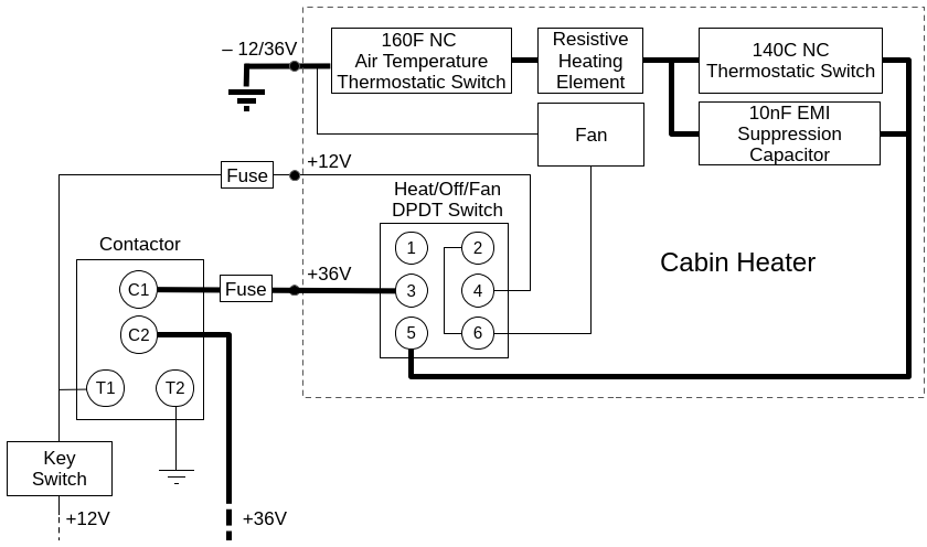 Duffy Cabin Heater Schematic